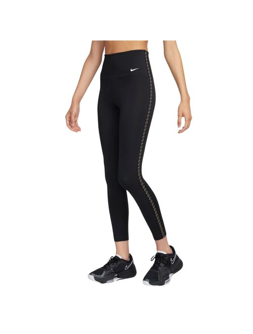 Calça Legging Nike Therma-Fit One Tight Metalic Feminina - Preta