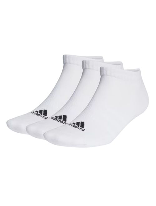 Kit Meia Cano Baixo Adidas 3 Pares Unissex - Branca