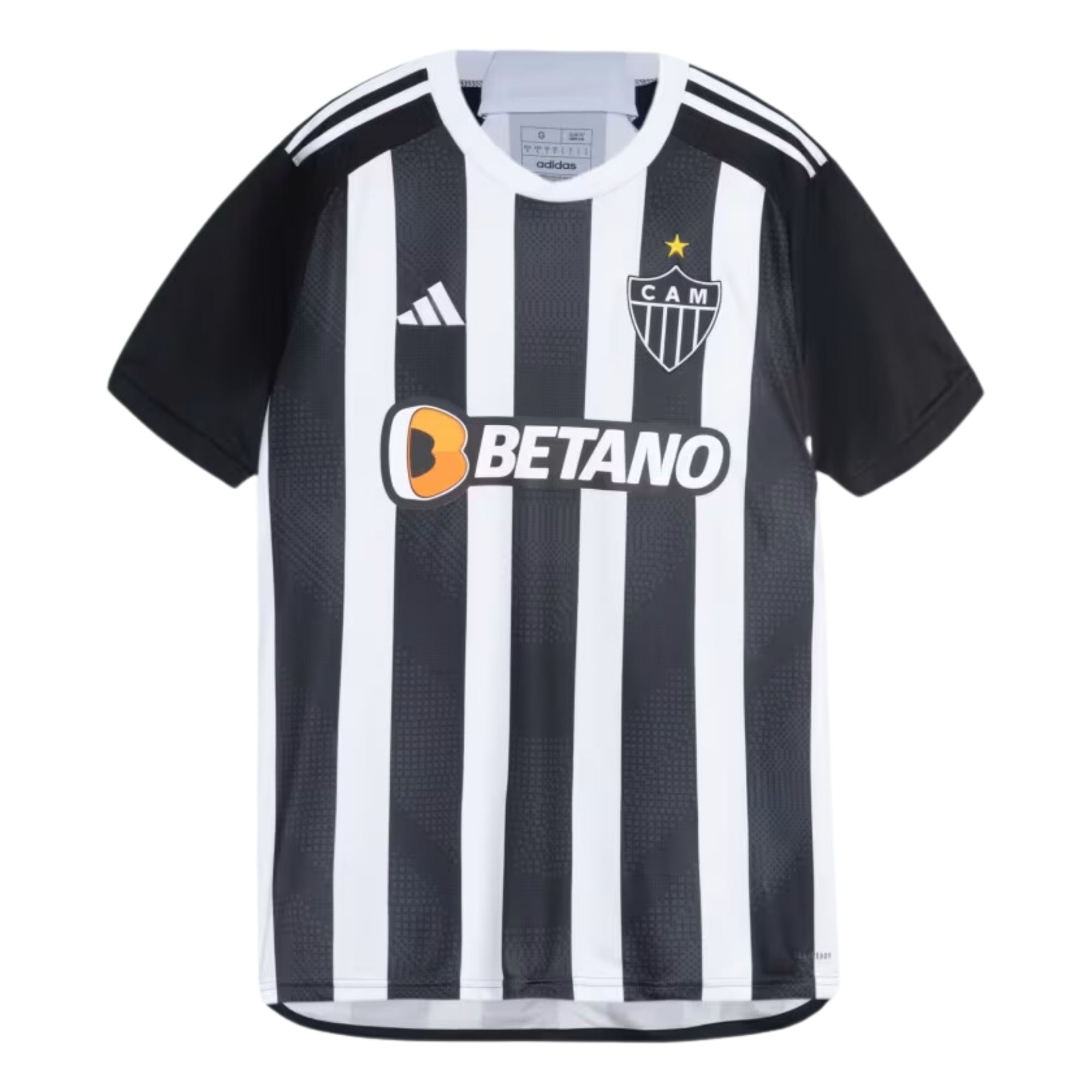 Camisa Atlético Mineiro I 2024/25 Adidas Torcedor Masculina - Preta/Branca