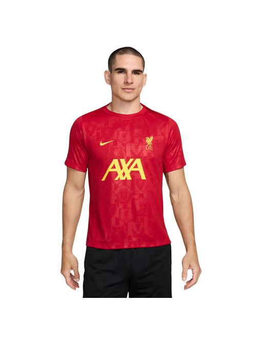 Camisa Liverpool 2024/25 Nike Pré Jogo Masculina - Vermelha