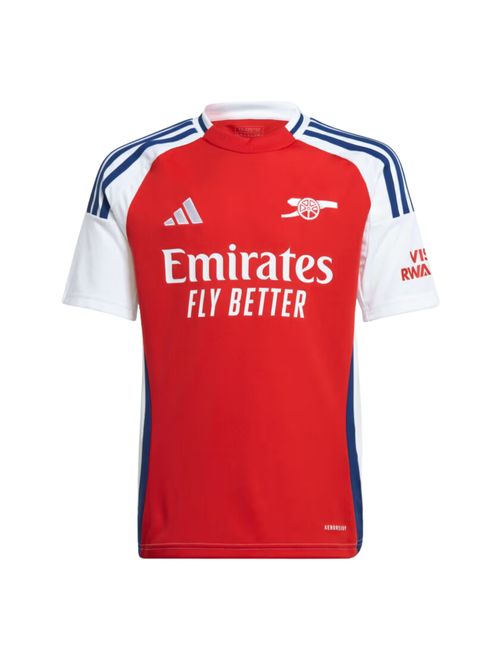 Camisa Arsenal I 2024/25 Adidas Torcedor Infantil - Vermelha