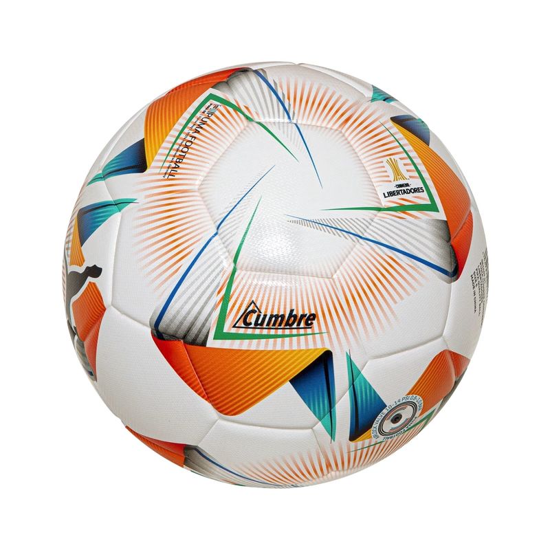 Bola-Puma-Cumbre-Conmebol-Libertadores-Fifa-Unissex---Branca-Laranja