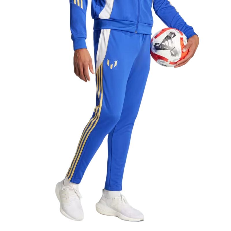 Calça Adidas Messi Pitch 2 Street Masculina - Azul/Branca