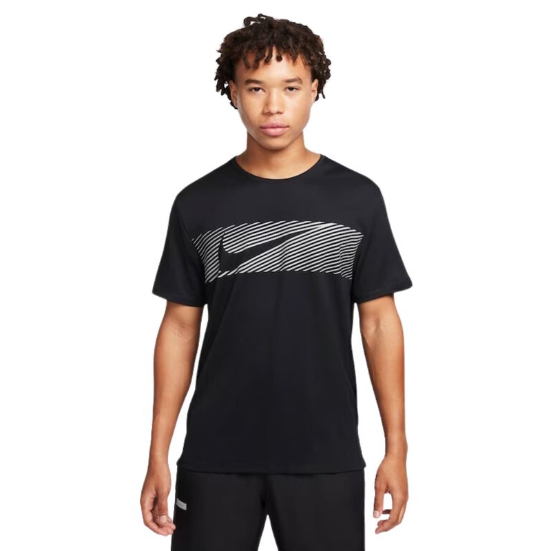 Camiseta Nike Flash Miler Masculina - Preta