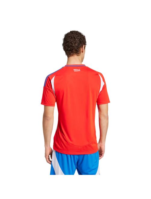 Camisa Chile I 24/25 Adidas Masculina - Vermelha