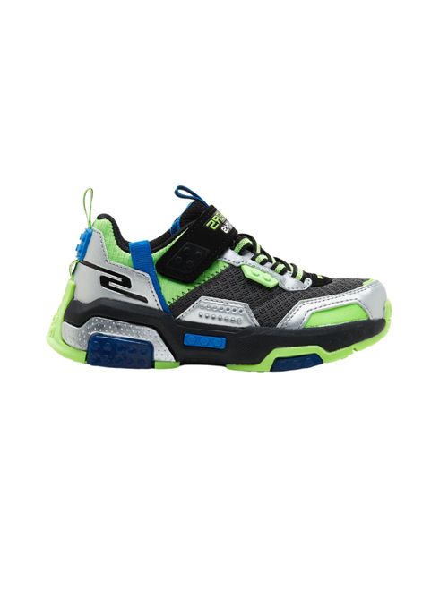 Tênis Skechers Brick Kicks 2.0 Infantil - Preto/Verde