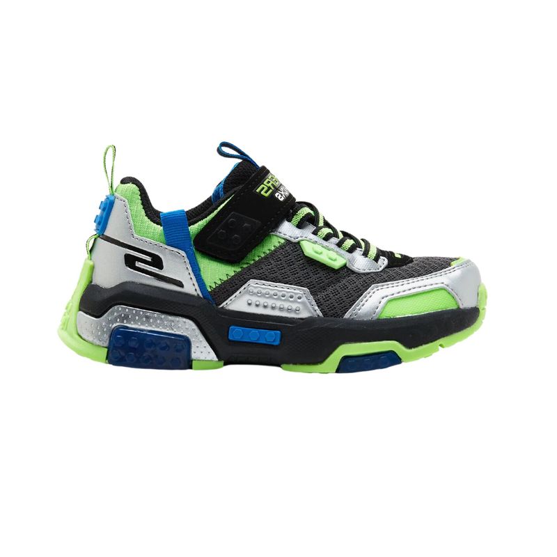 Tenis-Skechers-Brick-Kicks-2.0-Infantil---Preto-Verde