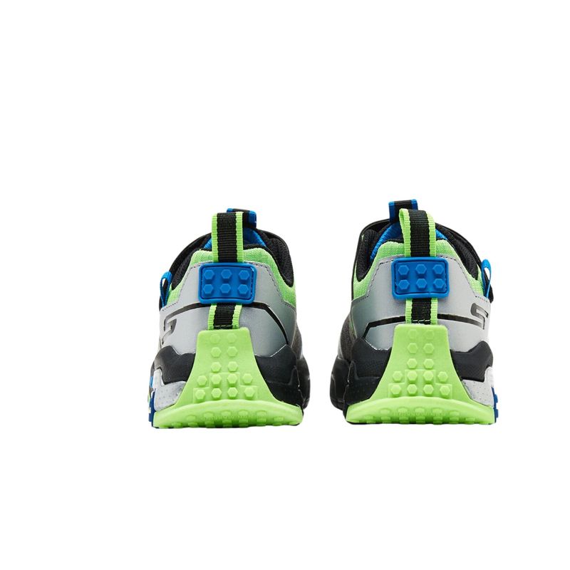 Tenis-Skechers-Brick-Kicks-2.0-Infantil---Preto-Verde