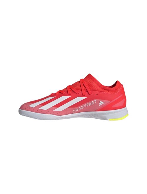 Chuteira Futsal Adidas X Crazyfast League 23 Masculina - Vermelha/Branca