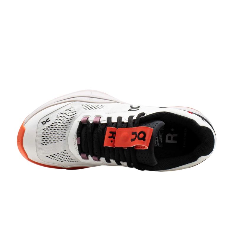 Tenis-On-Running-Roger-Pro-Clay-I-Feminino---Branco-Laranja