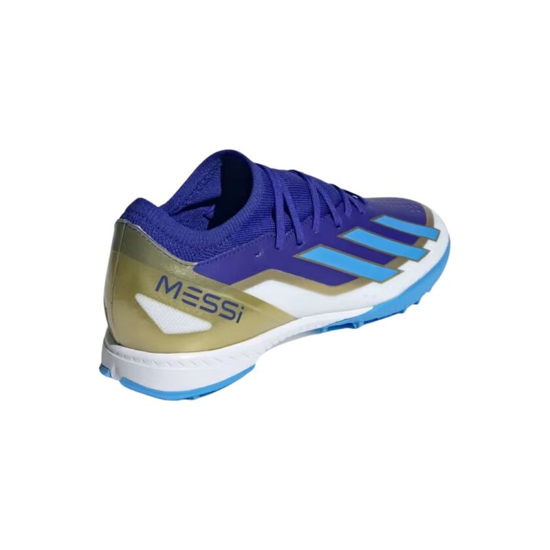 Chuteira-Society-Adidas-X-Crazyfast-23-Messi-League-Masculina---Azul-Branca