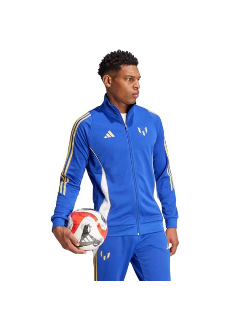 Jaqueta Adidas Messi Masculina - Azul/Branca