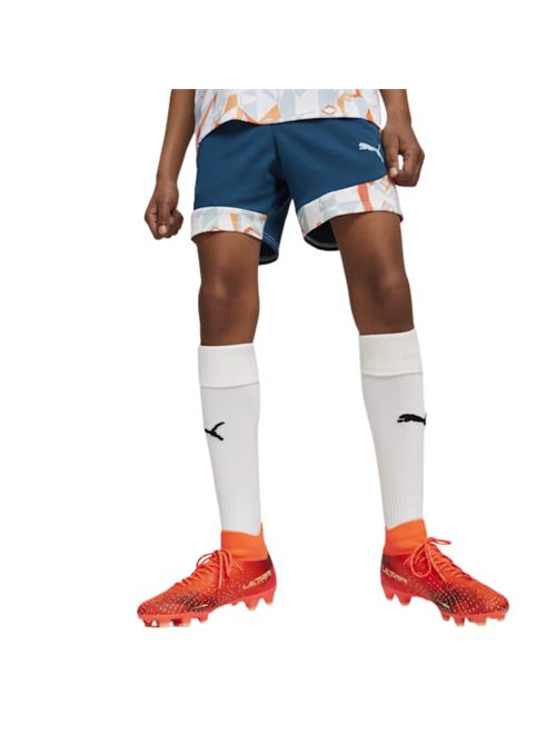 Calção Puma Neymar Jr Creativity Infantil - Azul/Laranja