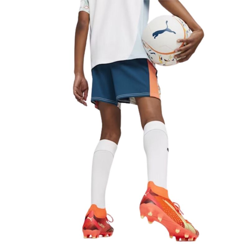 Calção Puma Neymar Jr Creativity Infantil - Azul/Laranja