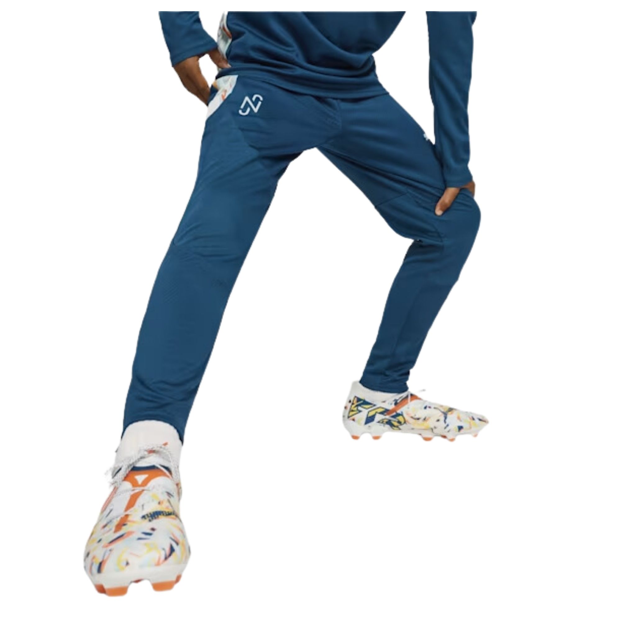 Calça Puma Treino Neymar Jr Infantil - Azul