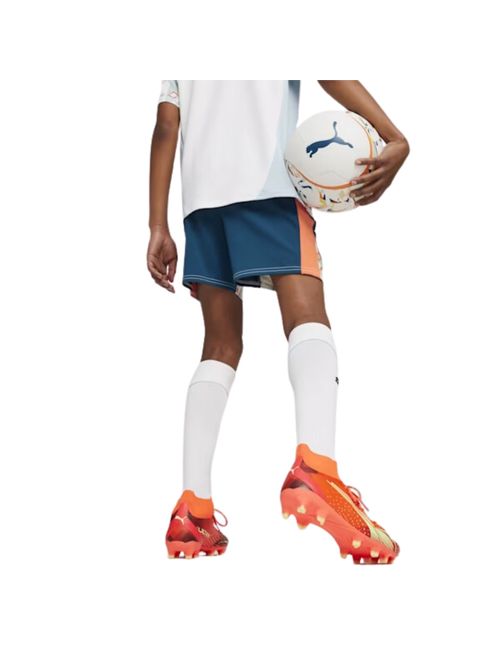 Calção Puma Neymar Jr Creativity Infantil - Azul/Laranja