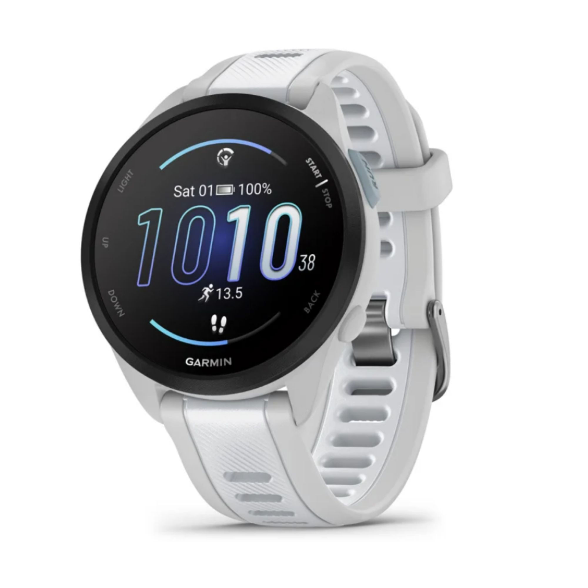 Relógio Monitor Garmin Forerunner 165 Unissex - Cinza/Branco