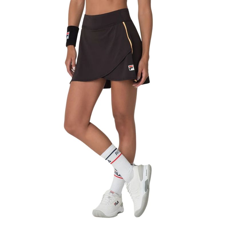 Saia Fila Backspin Wrap Feminina - Preta