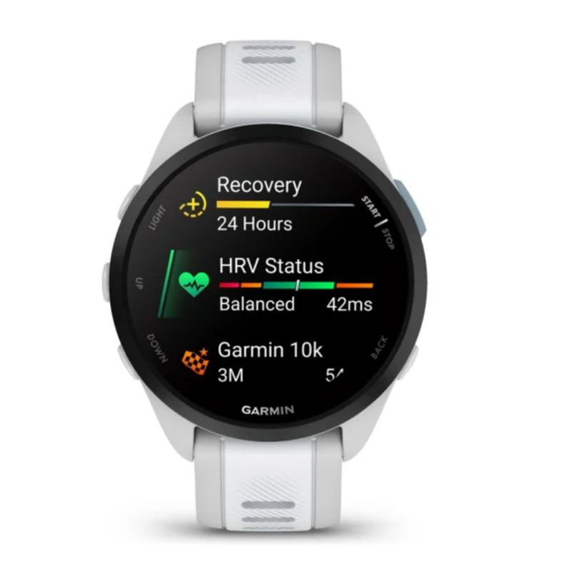 Relogio-Monitor-Garmin-Forerunner-165-Unissex---Cinza-Branco