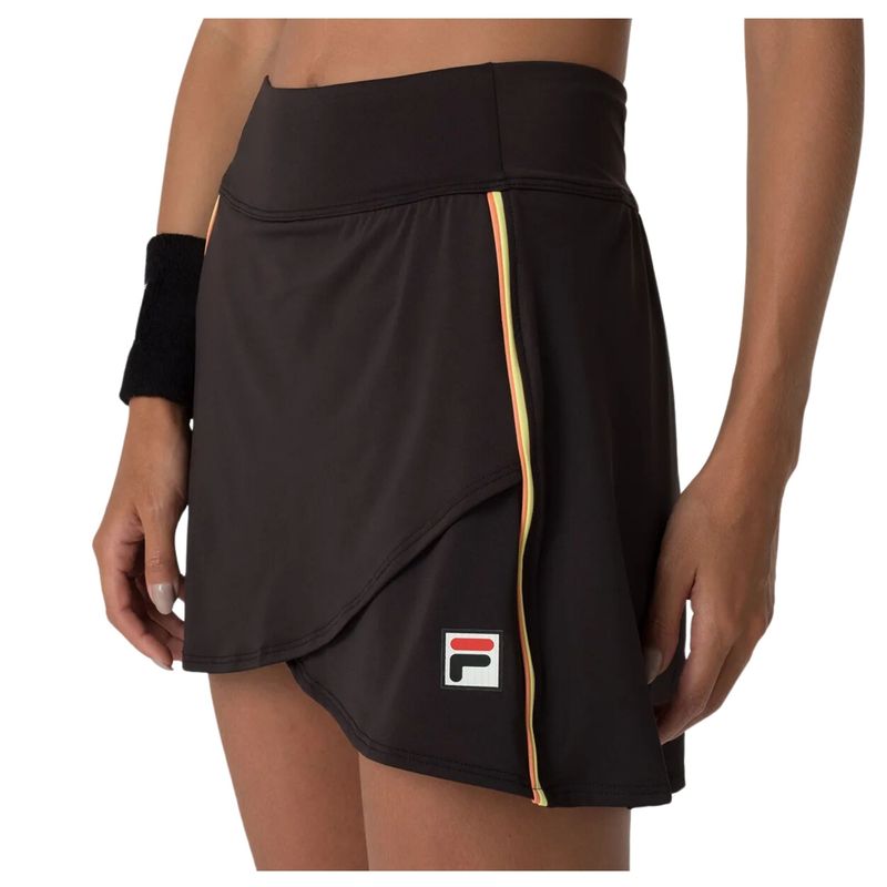 Saia Fila Backspin Wrap Feminina - Preta