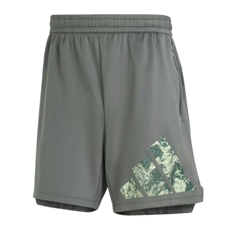Shorts-Adidas-Treino-Logo-5P-Masculino---Cinza