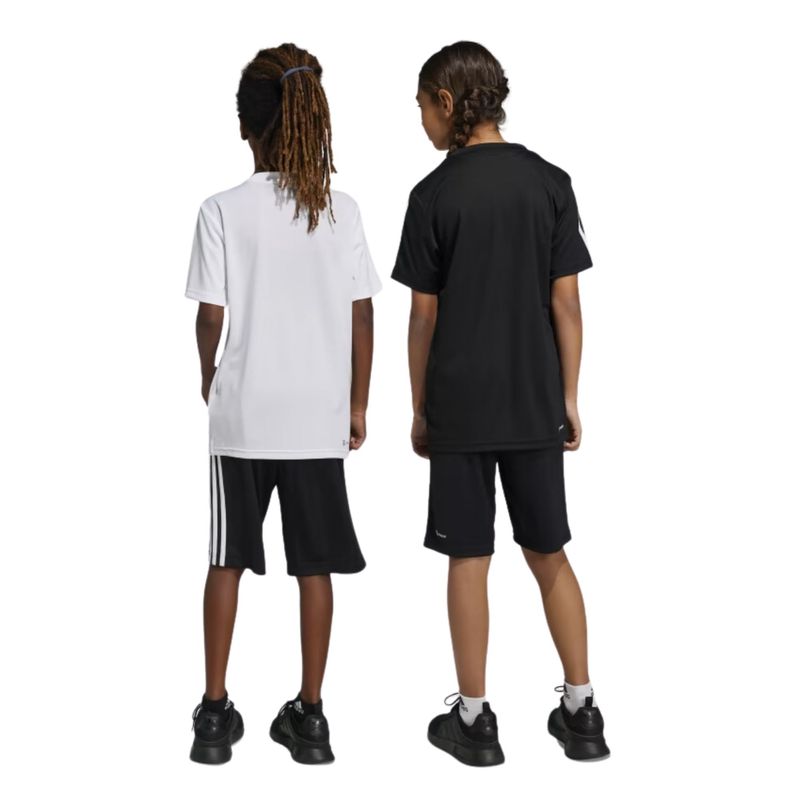 Shorts-Adidas-Aeroready-Essential-3-Stripes-Infantil---Preto