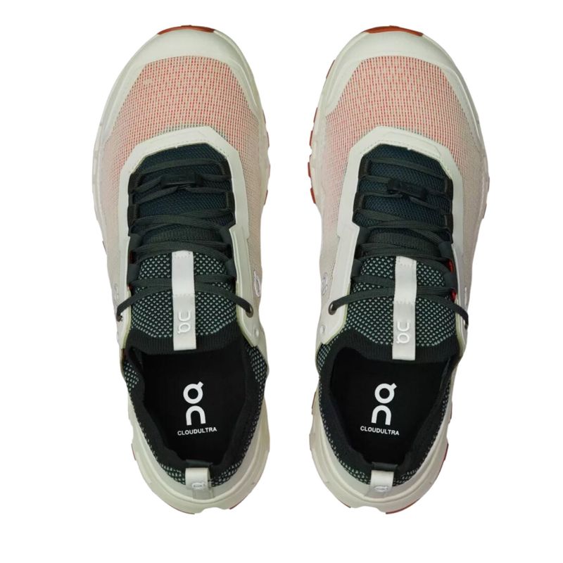 Tênis On Running Cloudultra 2 Masculino - Branco/Laranja