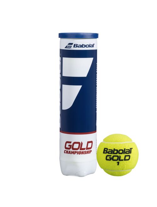 Bola De Tênis Babolat Gold Championship X4 Unissex - Amarela