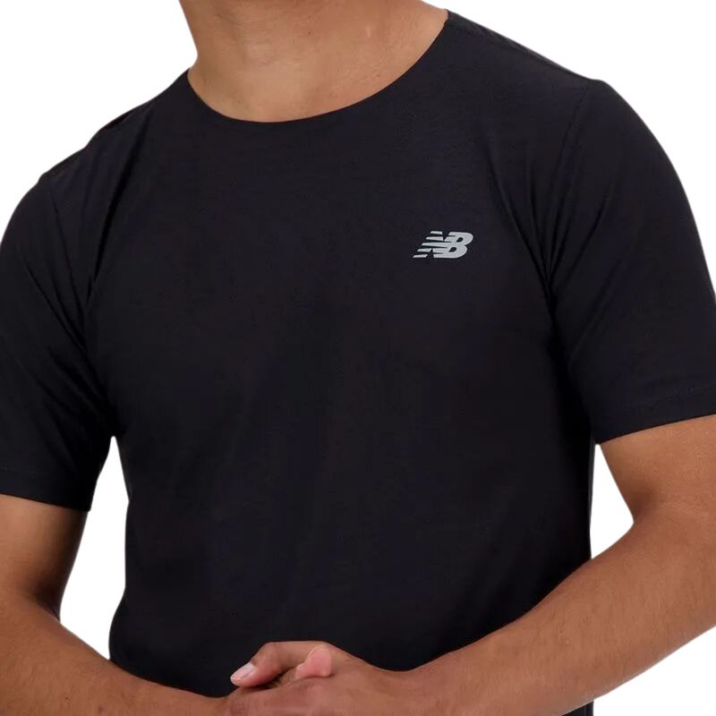 Camiseta New Balance Jacquard Masculina - Preta