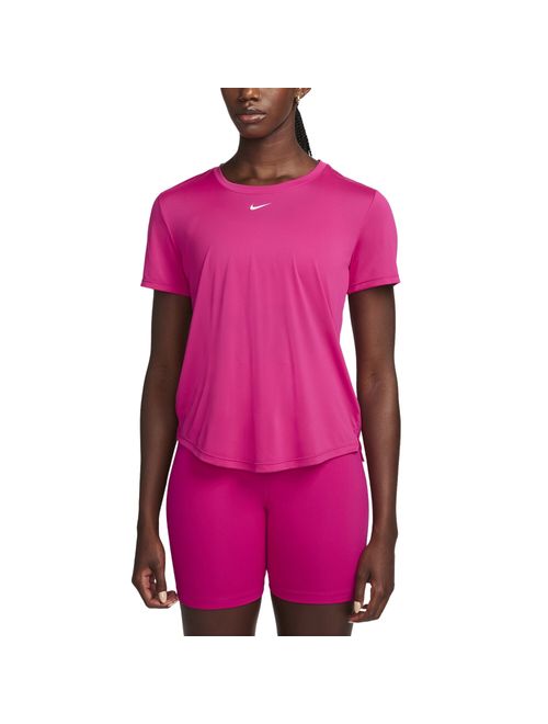 Camiseta Nike One Dri-Fit Ss Std Feminina - Rosa