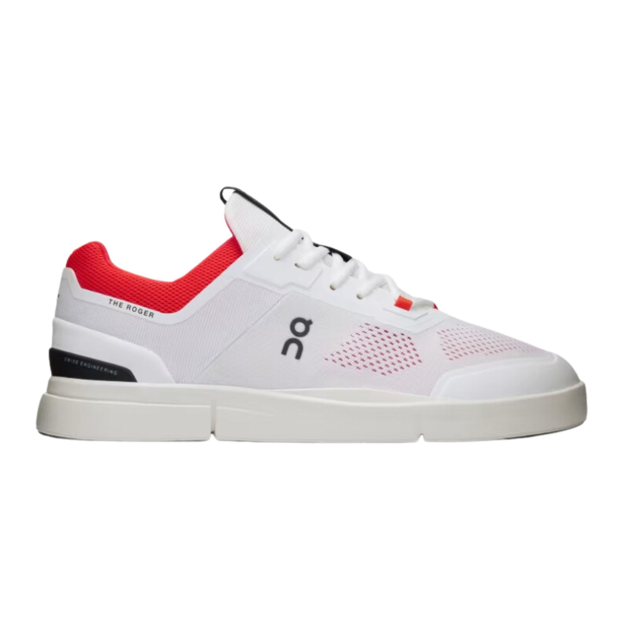 Tênis On Running Roger Spin II Masculino - Branco/Vermelho