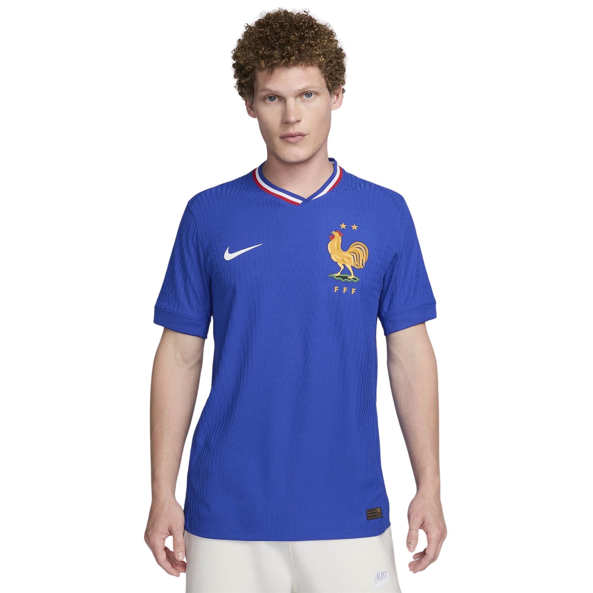 Camisa França Nike Adv Match Home Masculina - Azul
