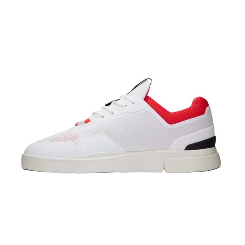 Tenis-On-Running-Roger-Spin-II-Masculino---Branco-Vermelho