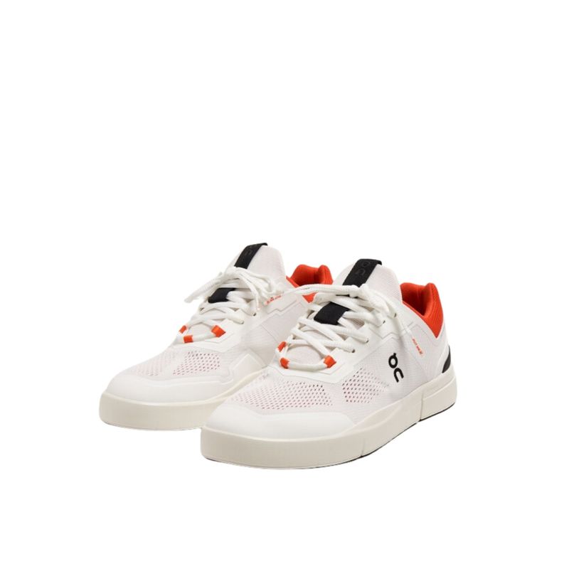 Tenis-On-Running-Roger-Spin-II-Masculino---Branco-Vermelho