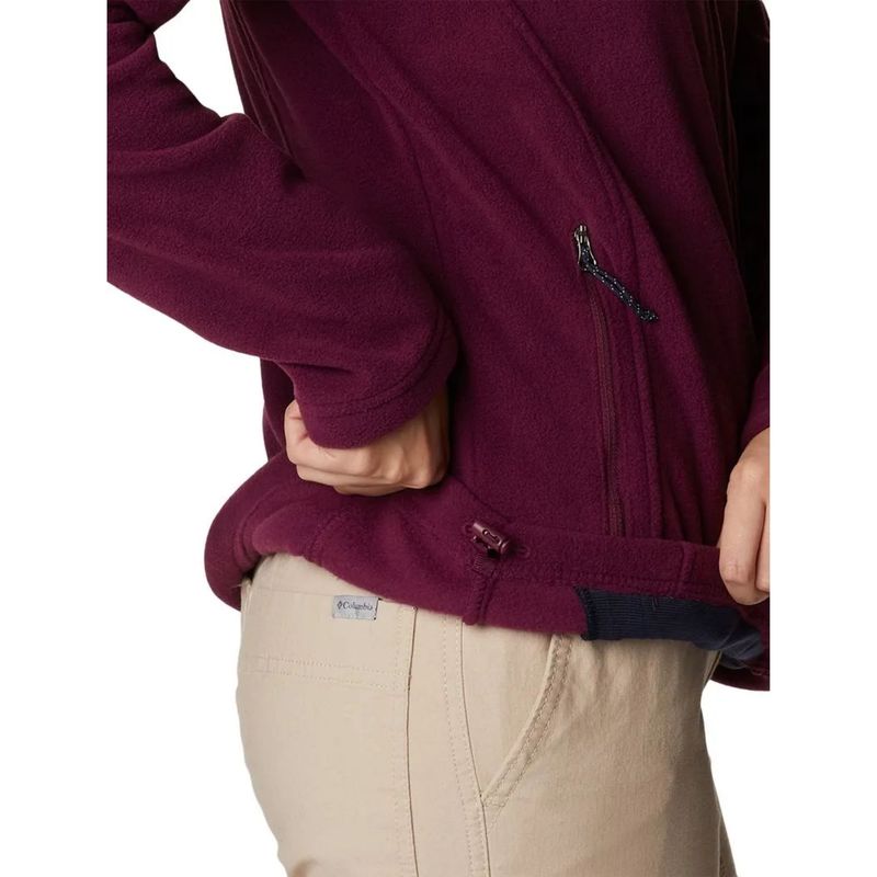 Jaqueta Fleece Columbia Fast Trek II Feminina - Bordô