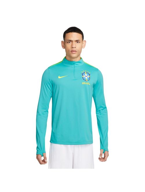 Camisa Brasil Manga Longa Nike CBF Academy Pro Masculina - Verde