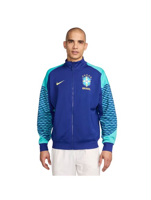 Jaqueta Brasil Nike CBF Hino Academy Pro Masculina - Azul