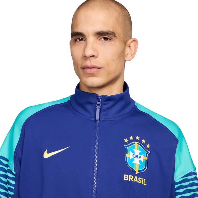 Jaqueta Brasil Nike CBF Hino Academy Pro Masculina - Azul