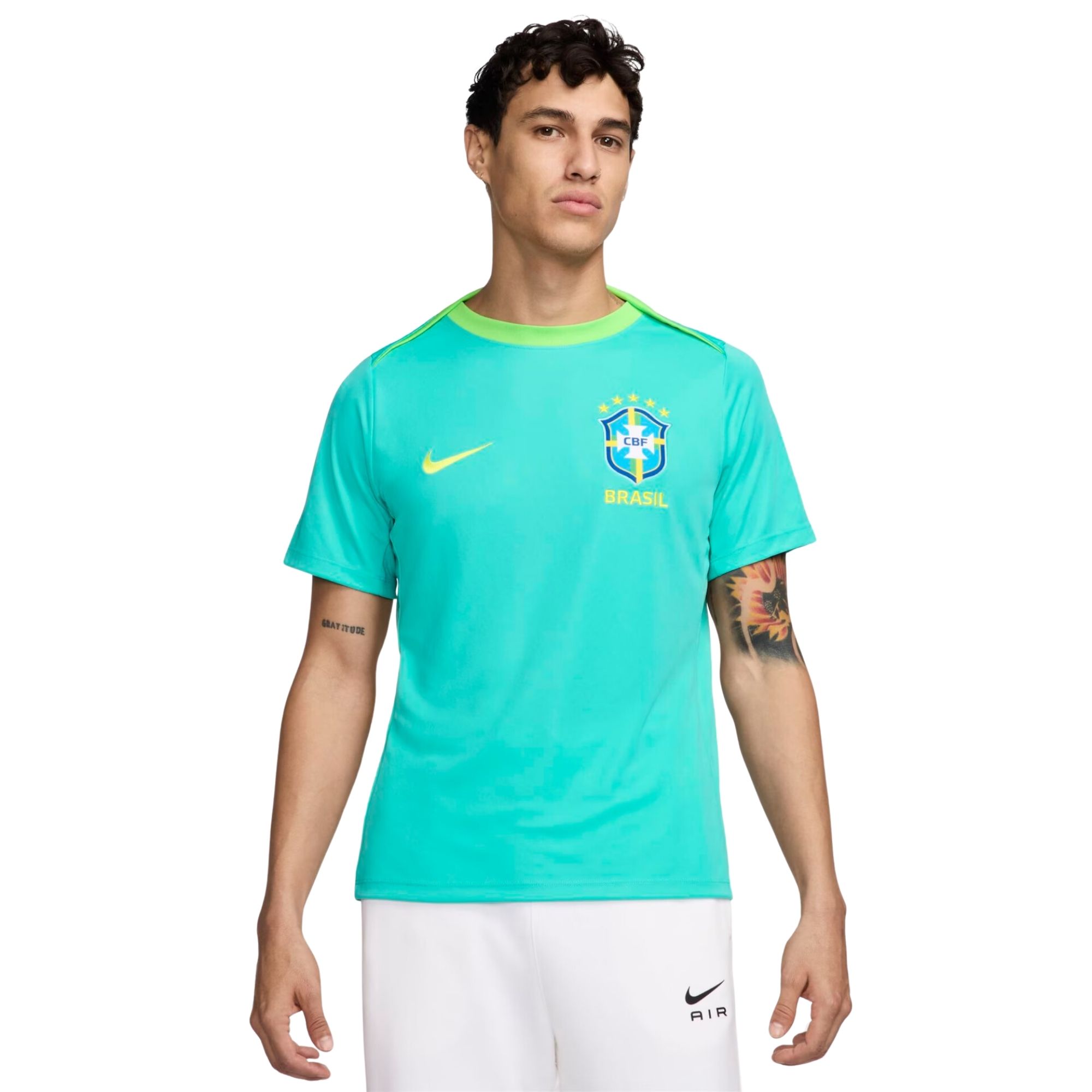 Camisa Brasil Nike CBF Academy Pro Masculina - Verde