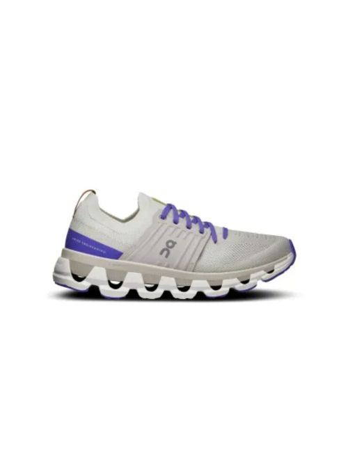 Tênis On Running Cloudswift 3 Feminino - Cinza/Lilás