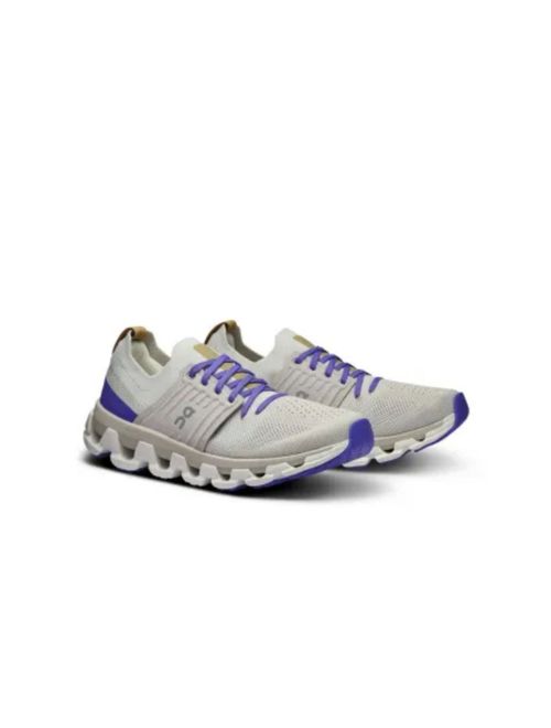 Tênis On Running Cloudswift 3 Feminino - Cinza/Lilás