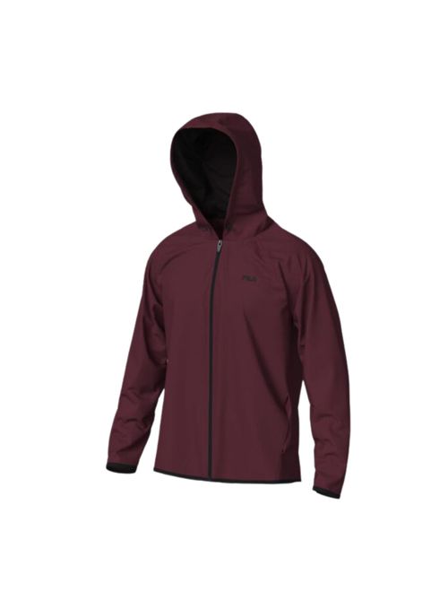Jaqueta Com Capuz Fila Essential Train Masculina - Vinho