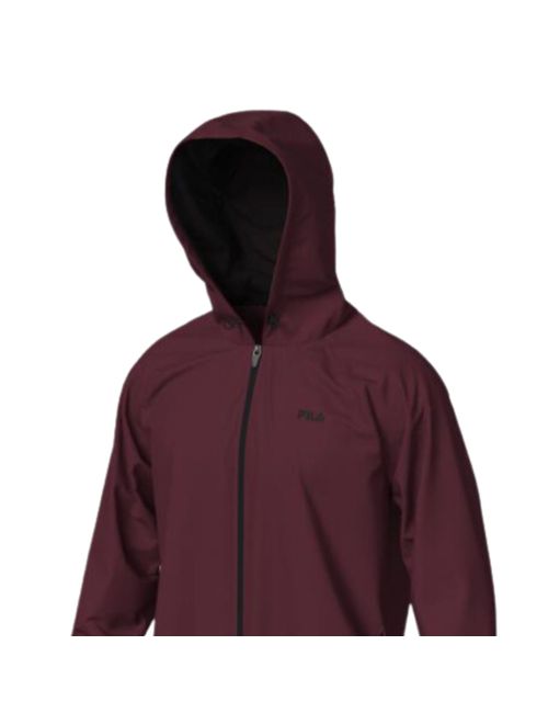 Jaqueta Com Capuz Fila Essential Train Masculina - Vinho