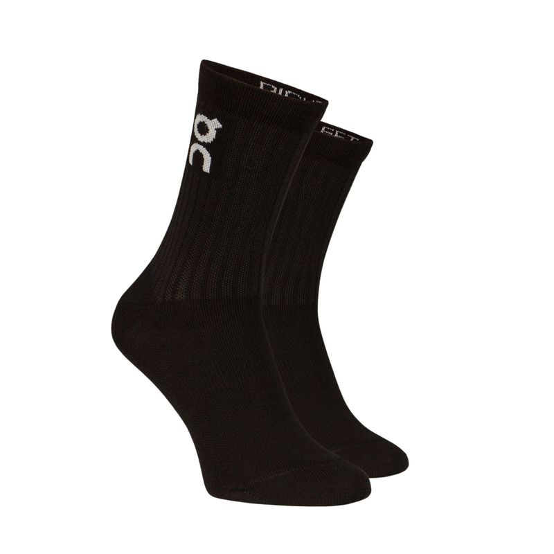 Meia-On-Running-Logo-3-Pares-Unissex---Preta