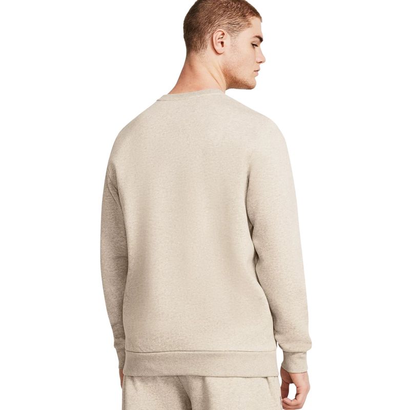 Blusão Under Armour Icon Fleece Crew Masculino - Bege
