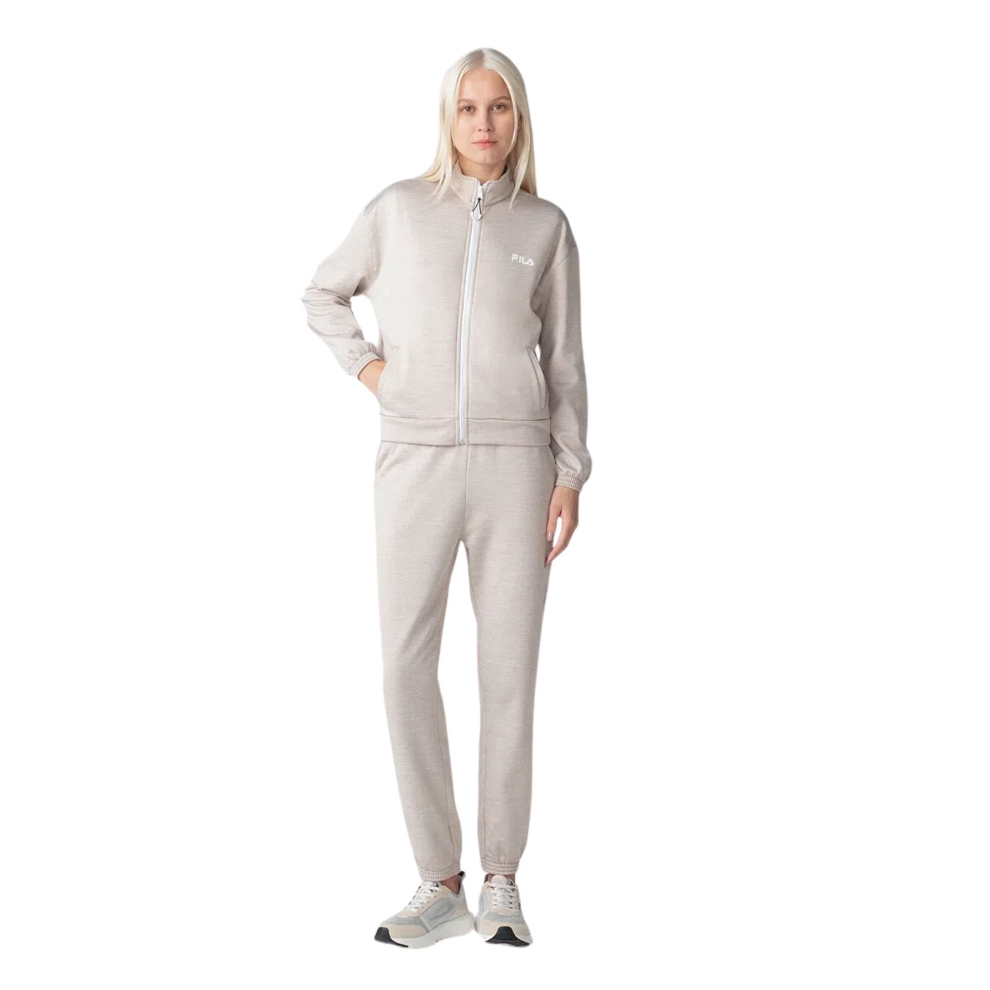 Agasalho Fila Essential Blend Feminino - Bege