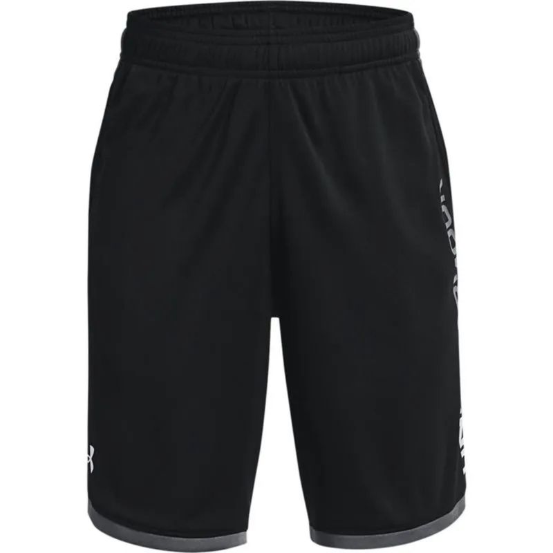 Short-Under-Armour-Stunt-3.0-Infantil---Preto---