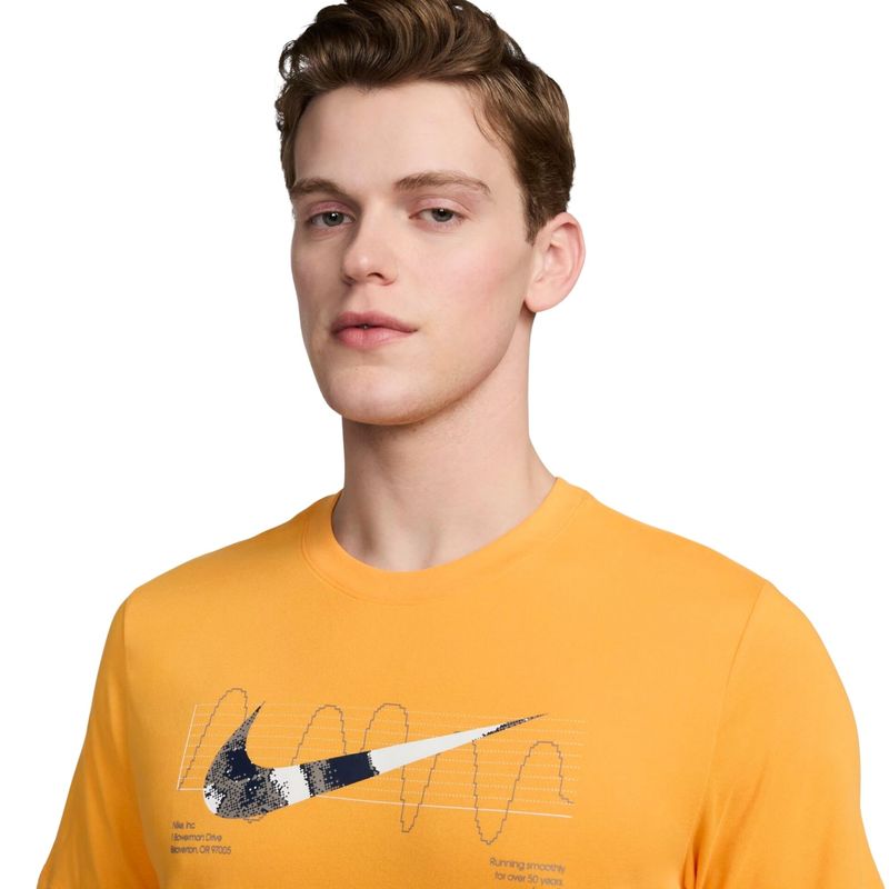 Camiseta-Nike-Dri-Fit-Masculina---Amarela