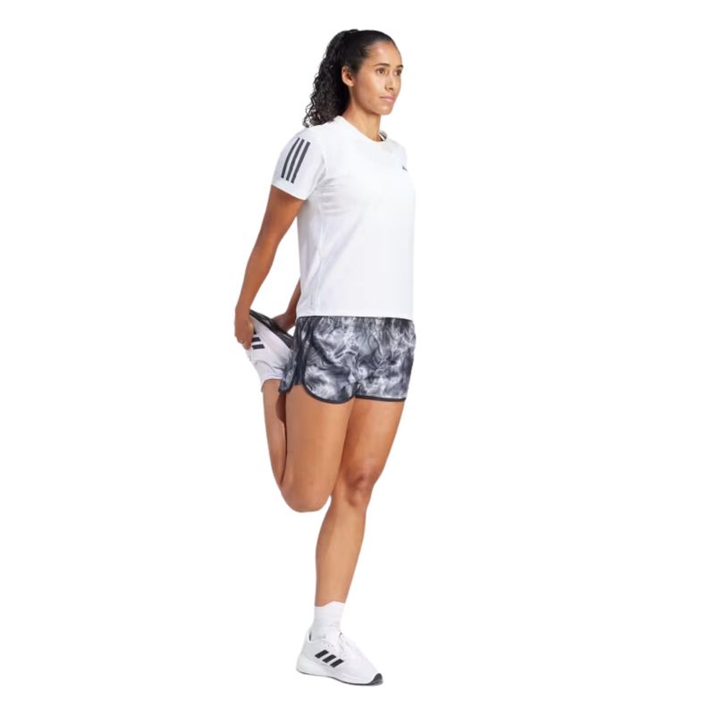 Shorts-Adidas-Marathon-Print-Feminino---Preto-Branco-Cinza