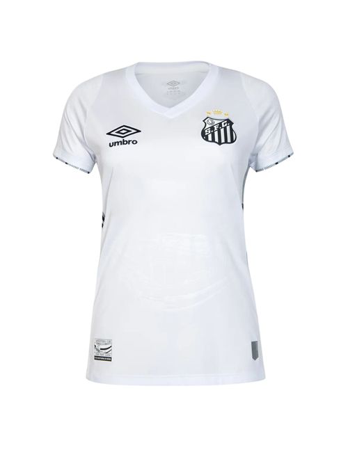 Camisa Santos I 2024 Umbro Torcedora Feminina - Branca